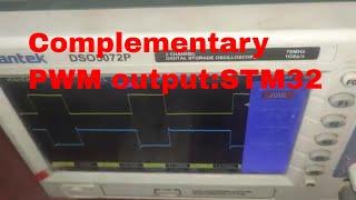 STM32 Timer Complementary PWM Mode using Potentiometer