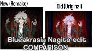 Blueakrasia Nagito edit remake and original comparison! [Credits in description]