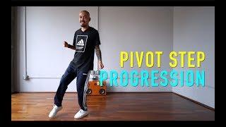 House Dance Tutorial - Pivot Step Progression (Watch Till The End!)