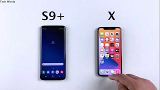 S9+ vs iPhone X in 2021? Who wins the SPEED TEST?