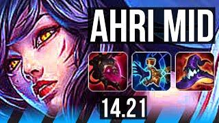 AHRI vs AKALI (MID) | EUW Challenger | 14.21