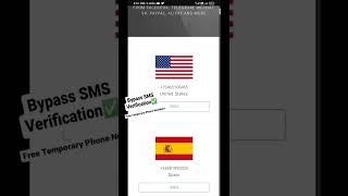 Bypass SMS Verifications!! Free Temporary Phone Numbers #shorts