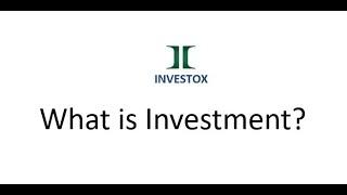 Investox: Basics of Investment - Session I