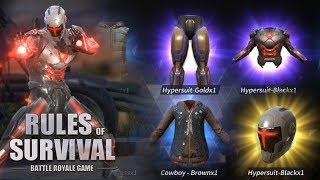 WE PULLED THE BEST IRONMAN OUTFIT!! Rules of Survival New Skins