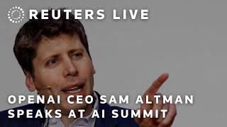 LIVE: OpenAI CEO Sam Altman speaks on a panel at AI Summit