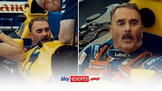 The moment Nigel Mansell was reunited with his iconic Williams 