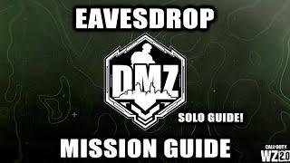 DMZ Eavesdrop Mission Guide! (Solo) Dead Drop & Upload Location!