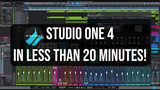 Get Started In Presonus Studio One 4 - In Less Than 20 Minutes!