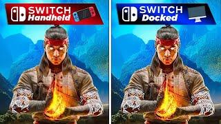 Mortal Kombat 1 - Nintendo Switch Handheld vs Docked (Graphics Comparison!)