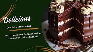 Easy Chocolate Cake Recipe | Quick and Delicious Homemade Dessert | BrainyBites & Bytes