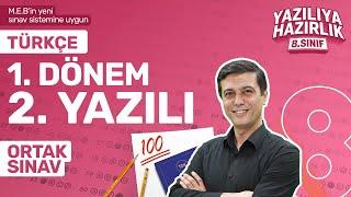 KİM 100 İSTER? 8.Sınıf Türkçe 1.Dönem 2.Yazılıya Hazırlık - 2024-2025-  Sınav Konuları Full Tekrar