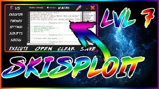 Skisploit! WORKING LEVEL 7 FREE  Roblox Script Injector Exploit 2019   Trim