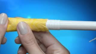 How to Use Tampons TAMPAX Cardboard Applicator: Opening the wrapper