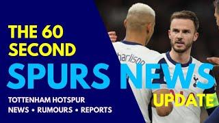 THE 60 SECOND SPURS NEWS UPDATE: Spence Call-Up, £40M Richarlison, Maddison "Fall-Out?!" Cirkin