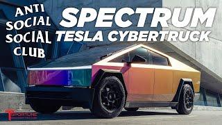 Wild 'Spectrum' DIY Kit Wrapped Cybertruck on CT7 Forged Wheels - Mind Blowing Inozetek Color Change