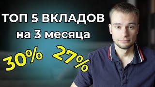 МОЙ ТОП 5 ВКЛАДОВ НА 3 МЕСЯЦА В ДЕКАБРЕ 2024. Как не потерять деньги на вкладах.