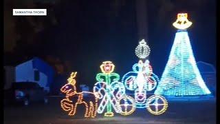 Valdosta family recreates Christmas light show after recovering from Hurricane Helene