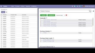 Odoo Apps - Global Search - Search any data throughout the database. Download link in Description.