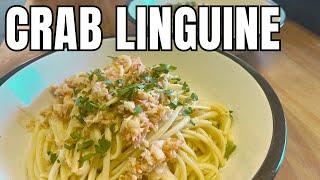 HOW TO MAKE CRAB LINGUINE