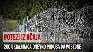 200 ljudi dnevno pokuša beg: Ukrajina postavila bodljikavu žicu da zaustavi dezertere