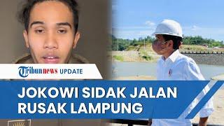 Dijadwalkan Keliling Lampung, Presiden Jokowi akan Cek Langsung Jalan Rusak yang Sempat Viral