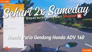 Sehari 2x Sameday Sampe Dapet Penalti Dari Shopee | Motovlog ONBID Driver Shopee Bandung