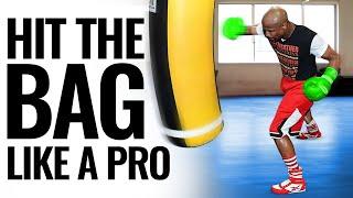 How to Hit the Heavy Bag Like a PRO in Boxing