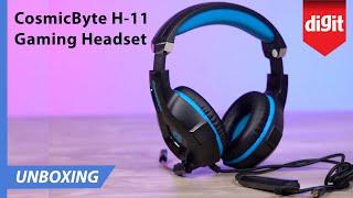 Cosmic Byte H - 11 Gaming Headset Unboxing
