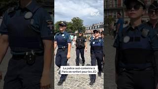 La police sud-coréenne à Paris en renfort pour les JO #paris2024