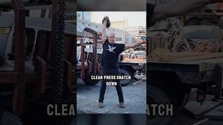 Learn in 1 Minute // Kettlebell Clean & Press #kettlebell #training #fitness #strengthtraining