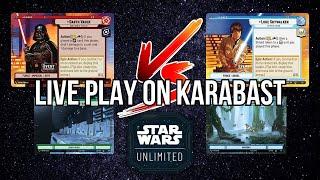 Star Wars Unlimited - Live Play Luke vs Vader