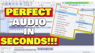 PERFECT Audacity Audio in SECONDS! | Audacity Macro Setup Tutorial 2023