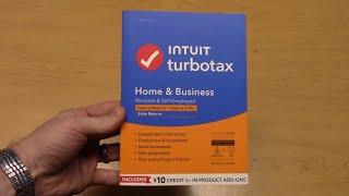 TurboTax 2023 Home & Business Unboxing and Installation Costco Item# 2023004 Intuit PN# 120975