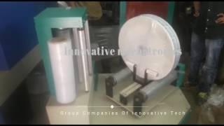 big roll paper roll lamination roll packing reel stretch wrapping machine