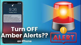 How to Turn OFF Emergency Alerts on iPhone? 