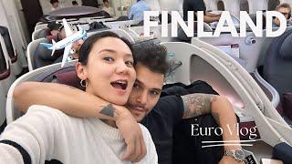 We went to Europe -- Flying to Finland ️