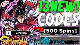 UPDATE!! CODESSHINDO LIFE CODES FOR SPINS DECEMBER 2024 - ROBLOX SHINDO LIFE CODES