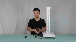 150W Powerful Germicidal UVC Mercury Vapor Lamp with Concealed Tubes