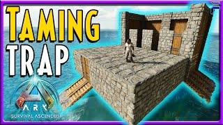 Beginner Guide How to build TAMING TRAP Raft Base!- Ark Survival Ascended