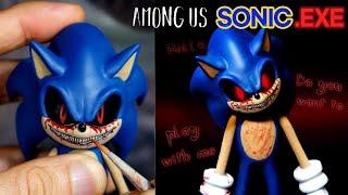 Making Real SONIC.EXE Among us Impostor Kill Sculpture Timelapse