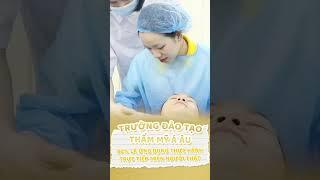 Học Spa ứng dụng thực hành trực tiếp trên người thật #truongdaotaothammyaau #truongthammyaau