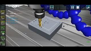 CNC  dik işlem iç çap frezeleme ve kalan talaşı yüzey frezeleme mantığı ile boşaltma