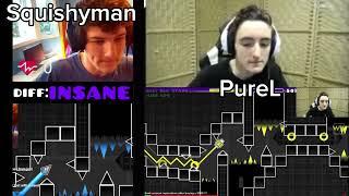 @purelsecret vs @Squishyman67 PureL Challenge Completion! | Geometry Dash