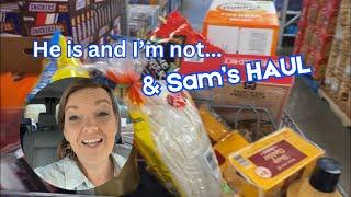 He is I'm Not & SAM'S HAUL | Large Family Vlog