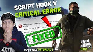[FIXED] SCRIPT HOOK V CRITICAL ERROR AFTER GTA 5 UPDATE 3179 | Script Hook V | GTA 5 Mods | 2024