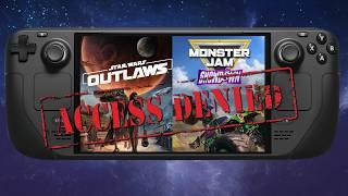 Acess Denied for 2 new Releases on the Steam Deck