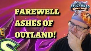 Farewell to Ashes of Outland! (Hearthstone Standard Rotation 2022)