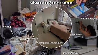 cleaning my room: faxina + nova decoração no quarto