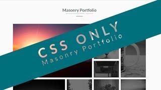 Masonry Portfolio CSS ONLY - HTML5, CSS3, CSS Grid, CSS Lightbox - NO JAVASCRIPT (deutsch / german)