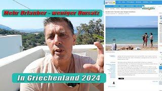 Mehr Urlauber, weniger Umsatz in Griechenland     Kreta/Crete 2024